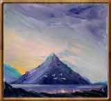 Encaustic Fine Art Paintings - Buachaille Etive, Scotland