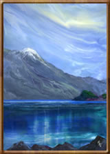 Encaustic Fine Art Paintings - Buttermere Encaustic Fine Art Paintings - Buttermere