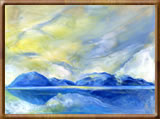 Encaustic Fine Art Paintings - Little Minch Encaustic Fine Art Paintings - Little Minch