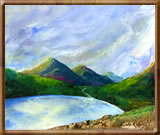 Encaustic Fine Art Paintings - Loch Bunavoneadar