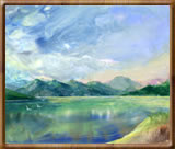 Encaustic Fine Art Paintings - The North Harris Mountains Encaustic Fine Art Paintings - The North Harris Mountains