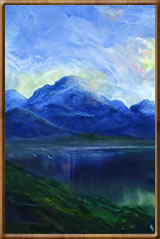 Encaustic Fine Art Paintings - Blackbeck Tarn Encaustic Fine Art Paintings - Blackbeck Tarn