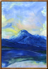Encaustic Fine Art Paintings - Styhead Tarn Encaustic Fine Art Paintings - Styhead Tarn
