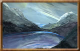 Encaustic Fine Art Paintings - Grisedale Tarn Encaustic Fine Art Paintings - Grisedale Tarn