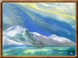 Encaustic Fine Art Paintings - Crinkle Crags Encaustic Fine Art Paintings - Crinkle Crags