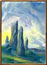 Encaustic Fine Art Paintings - The Inner Sanctum, Callanish, Isle of Lewis