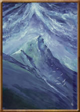 Encaustic Fine Art Paintings - Steeple Encaustic Fine Art Paintings - Steeple