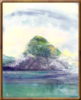 Encaustic Fine Art Paintings - Loch Ulladale - Isle of Harris Encaustic Fine Art Paintings - Loch Ulladale - Isle of Harris