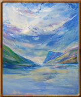 Encaustic Fine Art Paintings - Loch Meaving, Isla of Harris Encaustic Fine Art Paintings - Loch Meaving, Isla of Harris