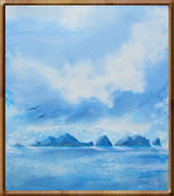 Encaustic Fine Art Paintings - St Kilda Archipelago Encaustic Fine Art Paintings - St Kilda Archipelago
