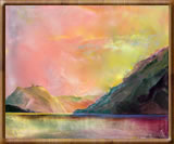 Encaustic Fine Art Paintings - Buttermere towards Fleetwith Pike Encaustic Fine Art Paintings - Buttermere towards Fleetwith Pike
