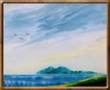 Encaustic Fine Art Paintings - Balranald Bird Sanctuary, Scotland