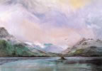 Encaustic Art - Greeting Cards - Ullswater