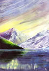 Encaustic Art - Greeting Cards - Wastwater