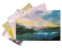 Encaustic Art Greeting Cards